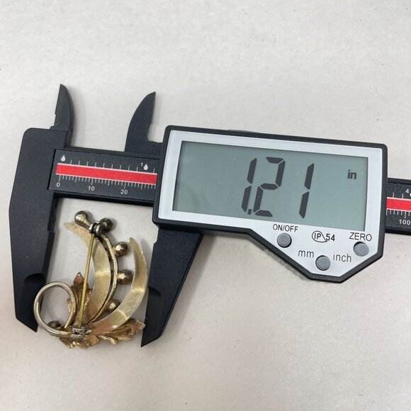 Vintage Silver-Tone Brooch & Earring Set Aqua Stones Leaves Floral Spray‎ Retro - Picture 11 of 11